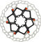 GALFER Floating Disc Wave 1.8 mm MTB 6-bolt Brake Rotor - silver-black-orange/180 mm