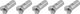Sapim D-Light J-Bend Speichen + Nippel - 5 Stück - silber/292 mm