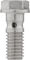 Hope Salida de cable recta M6 - silver