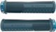 Peaty's Poignées de guidon verrouillables Monarch Pro Grip Mushroom - storm blue | 30 - 32 mm