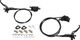 Trickstuff Direttissima Front+Rear Disc Brake Set - black/Set/Flip-Flop (non-side-specific)