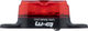busch+müller Toplight Line Small LED Rear Light - StVZO Approved - black-red