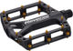 REVERSE Components Black One Platform Pedals - black-gold/100 mm/100 mm