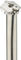 Blackheart Tige de selle en titane - titanium brushed/350 mm/10 mm/31,6 mm