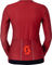 Scott El jersey Scott Dama Pro Mid L/S está diseñado para ciclistas que elig - turbo red-toasted red | XS