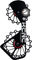 KCNC Jockey Wheels System Schaltwerkskäfig + Schalträdchen mit Keramiklager - black/mittel
