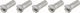 Sapim Race Straight Pull Spokes + Nipples - 5-Pack - silver/298 mm