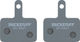 Trickstuff Disc STANDARD Brake Pads for Shimano - organic - steel/SH-002
