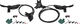 SRAM DB8 Disc Brake Set - diffusion black/Set/Flip-Flop (non-side-specific)