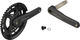 Shimano Juego de bielas CUES FC-U6000-2 con anillo protector de cadena - negro/175,0 mm