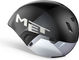 MET Codatronca Zeitfahrhelm - black silver matt glossy | 56 - 58 cm