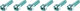 OAK Components Titanium Bolts for Eternal Stem - green