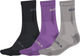 Endura Coolmax Race II Women's Socks - 3-Pack - end purple | 37 - 42