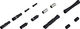 SRAM Kit de cables de frenos extralargo SlickWire Pro Road - black