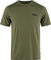 Fjällräven Camiseta Abisko Wool Logo - laurel green | L