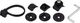kommit Mount Bundle SP Connect Micro Bike Mount pour Système de Traction Vélo - noir
