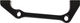 PAUL Adaptador de frenos de disco para discos de 180 mm - black/RD IS auf PM
