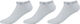 Craft Core Dry Shaftless Socks 3-Pack - white/40 - 42