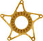 absoluteBLACK Étoile de Plateau E-Bike pour Shimano STEPS - gold