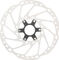Shimano SM-RT64 Center Lock Brake Rotor for Deore w/ Internal Teeth - silver-black/180 mm