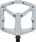 crankbrothers Stamp 2 Platform Pedals - raw silver/large