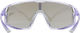 uvex Skyryse Glasses - clear purple fuchsia | mirror lavender
