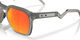 Oakley HSTN SQ Sun Glasses - matte grey smoke | prizm ruby