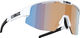 Bliz Lunettes de sport Matrix Small Nano Optics Nordic Light - matte white/coral-orange-blue