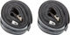 Continental Set de 2 Pneus Souples Grand Prix 5000 28" + Chambres à Air Race 28 - noir/25-622 (700 x 25C) SV 42 mm