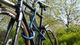 tex-lock Eyelet chain lock + D-lock shackle lock - morpho blue