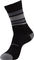Endura Chaussettes BaaBaa Merino Stripe - matte black/42,5-47