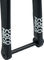 Columbus Futura Gabel Cross - black matt/1 1/8" - 1,5" tapered/28"/12 mm Steckachse/100 mm