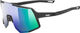 uvex sequenze Brille - black matt | mirror green