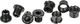 KCNC Kettenblattschraubenset MTB M8 lang - schwarz/universal