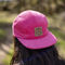 Burgtec Bandit Corduroy Five Panel Kappe - toxic barbie/one size