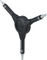 Topeak Clef à 3 Bras en Y Y-Torx Speed Wrench T10 / T25 / T30 - noir