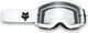 Fox Head Masque principal - blanc/clear