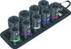 Wera Belt C Impaktor 1 Socket Wrench Insert Set - black-green