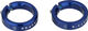 Peaty's Bagues de serrage Monarch Grips - navy