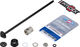 Pitlock Sicherung Set 05 Hinterrad - schwarz/155 mm