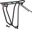 Racktime Gleamit 2.0 Pannier Rack w/ Rear Light for E-Bikes - black/28"-29"