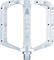 Burgtec Penthouse Flat MK5 Plattformpedale - rhodium silver