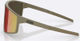 Bliz P002 Sportbrille - matte camo green/grey-red revo