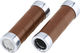 Brooks Slender leather handlebar grips for twist shifters on both sides Mod. 2023 - honey/100 mm