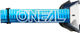 O'NEAL B-10 Striped Goggle - blue-blue | clear