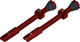Peaty's Chris King Edition MK2 Tubeless Ventil 2er-Set - red/SV 60 mm