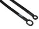 tex-lock eyelet Kettenschloss + U/X-lock Mini-Bügelschloss - onyx black/120 cm