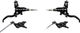 Hope Juego de Frenos de Disco EVO TR4 con Latiguillo de Acero Trenzado - black-black | Set | left/right (side-specific)