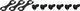 Shimano Bremsscheibe SM-RT76 6-Loch für XT - silber-schwarz/203 mm