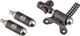 SKS Bomba de CO2 Airbuster + 2 x Cartucho de repuesto de CO2 con rosca 16 g paquete - universal